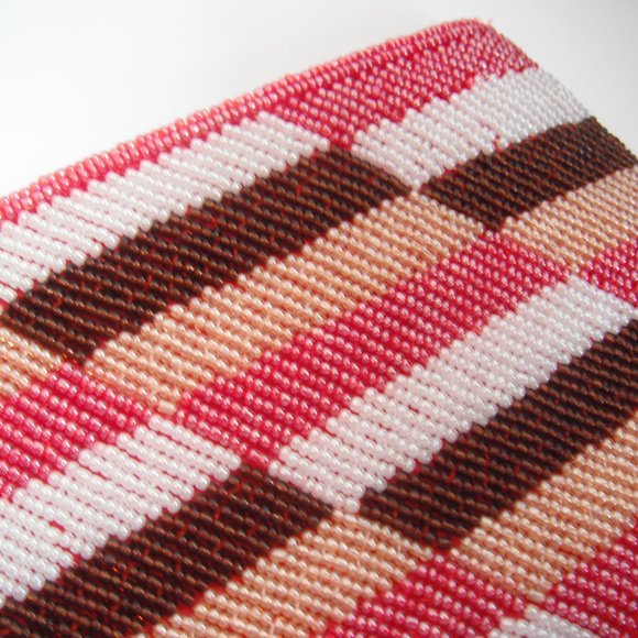 Beaded Multicolor Clutch Evening Purse - Picture 9 of 13